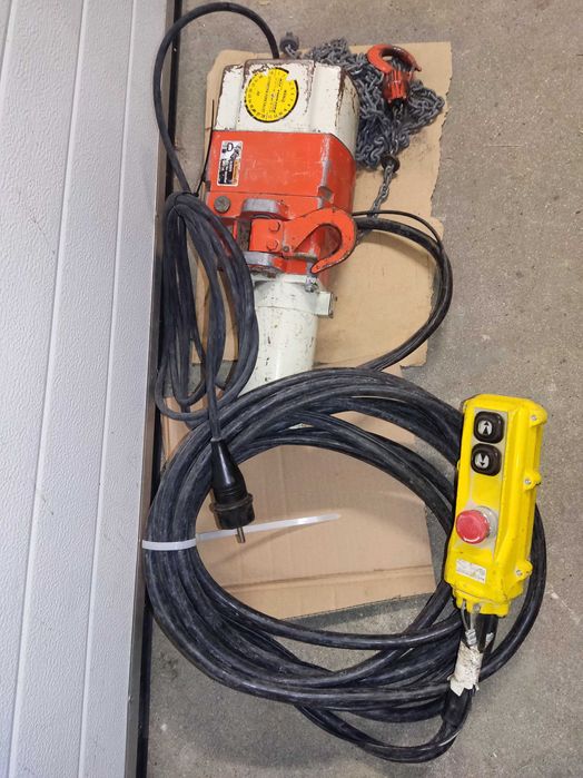 Wciągarka wciągnik łańcuchowy KITO 240kg 230V do instalacji wind