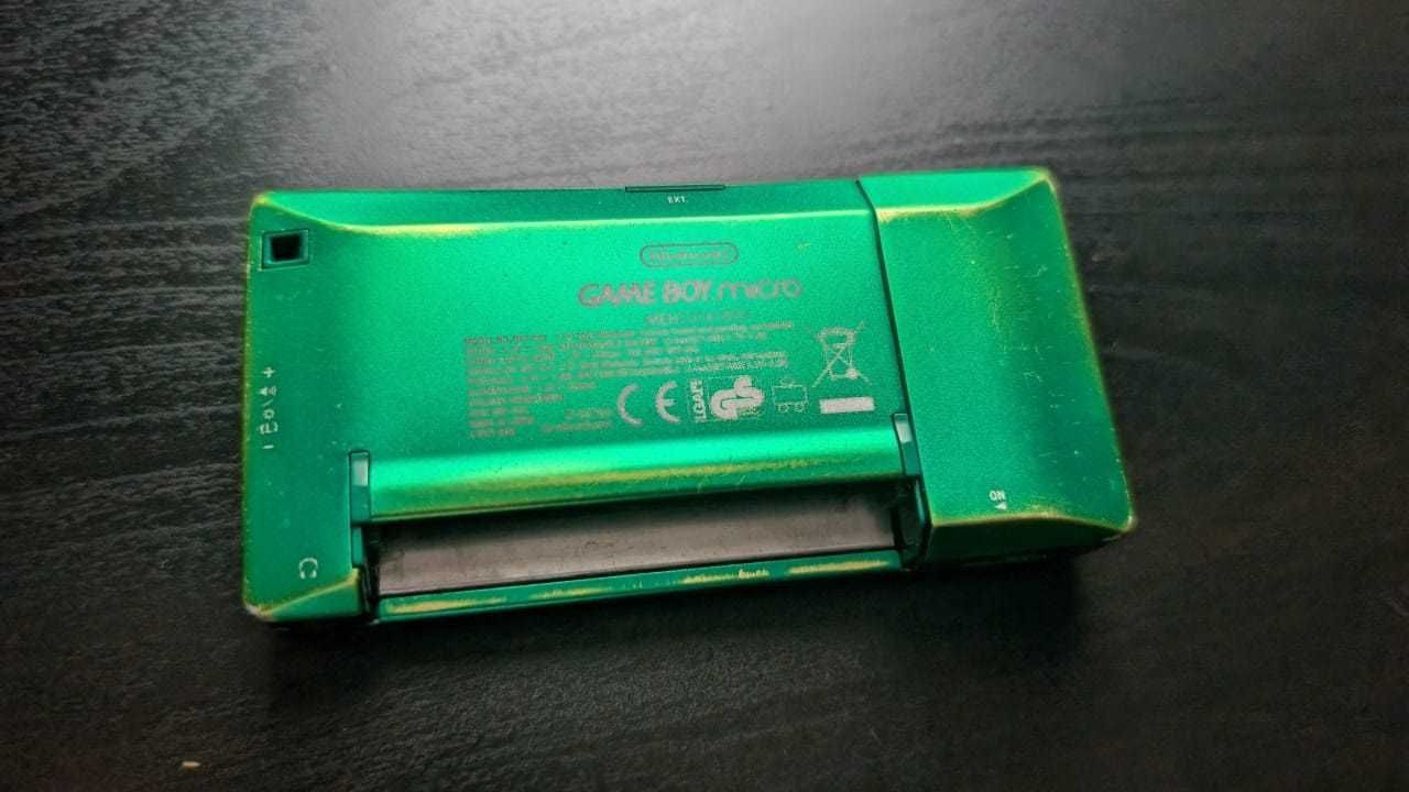Gameboy micro verde completo e jogos