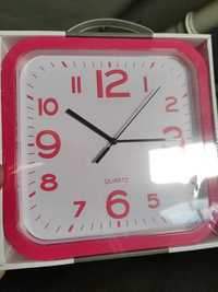 Relógio de pendurar - cor de rosa