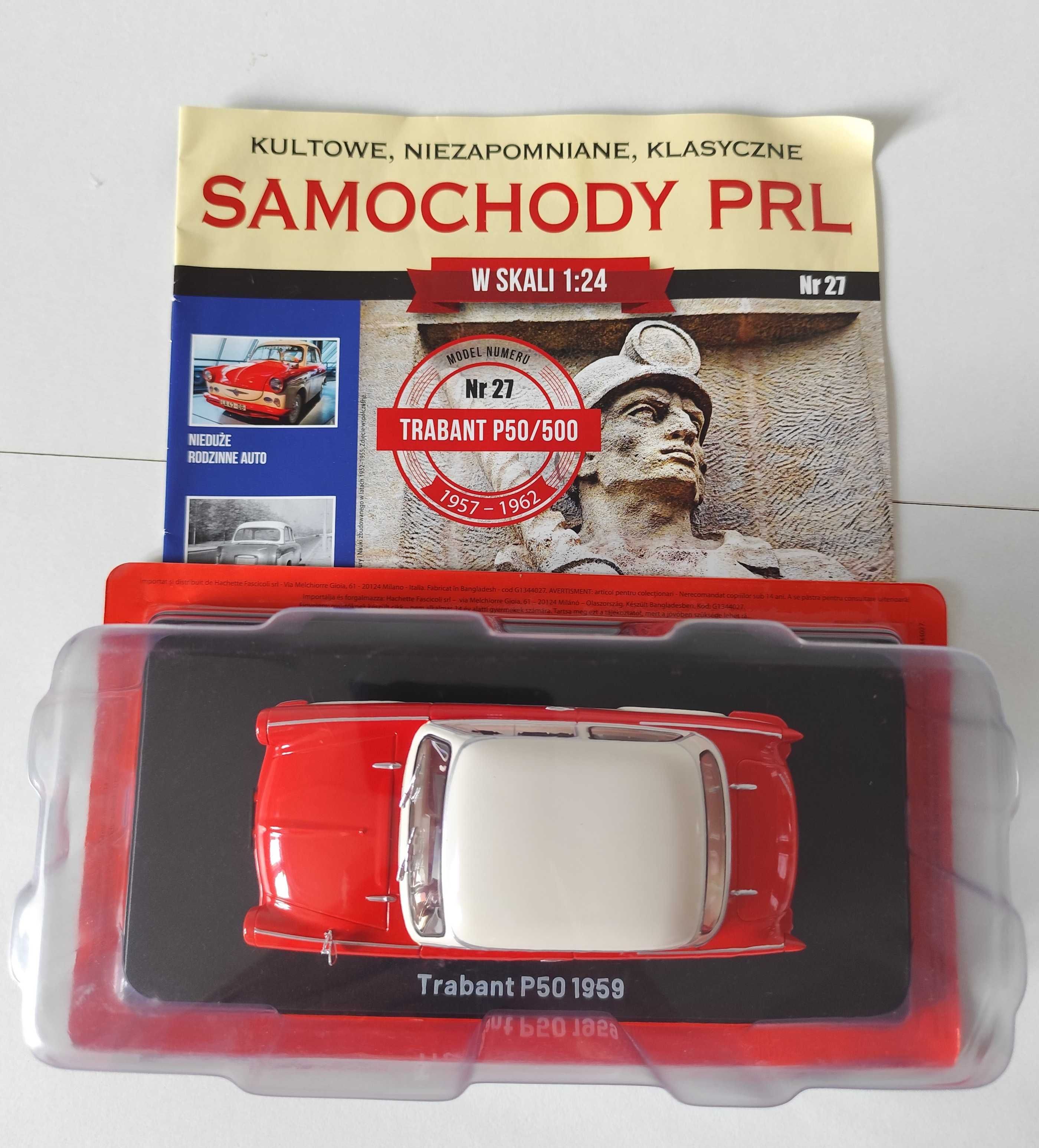 TRABANT P50 (1959) Hachette + Gazetka 1:24