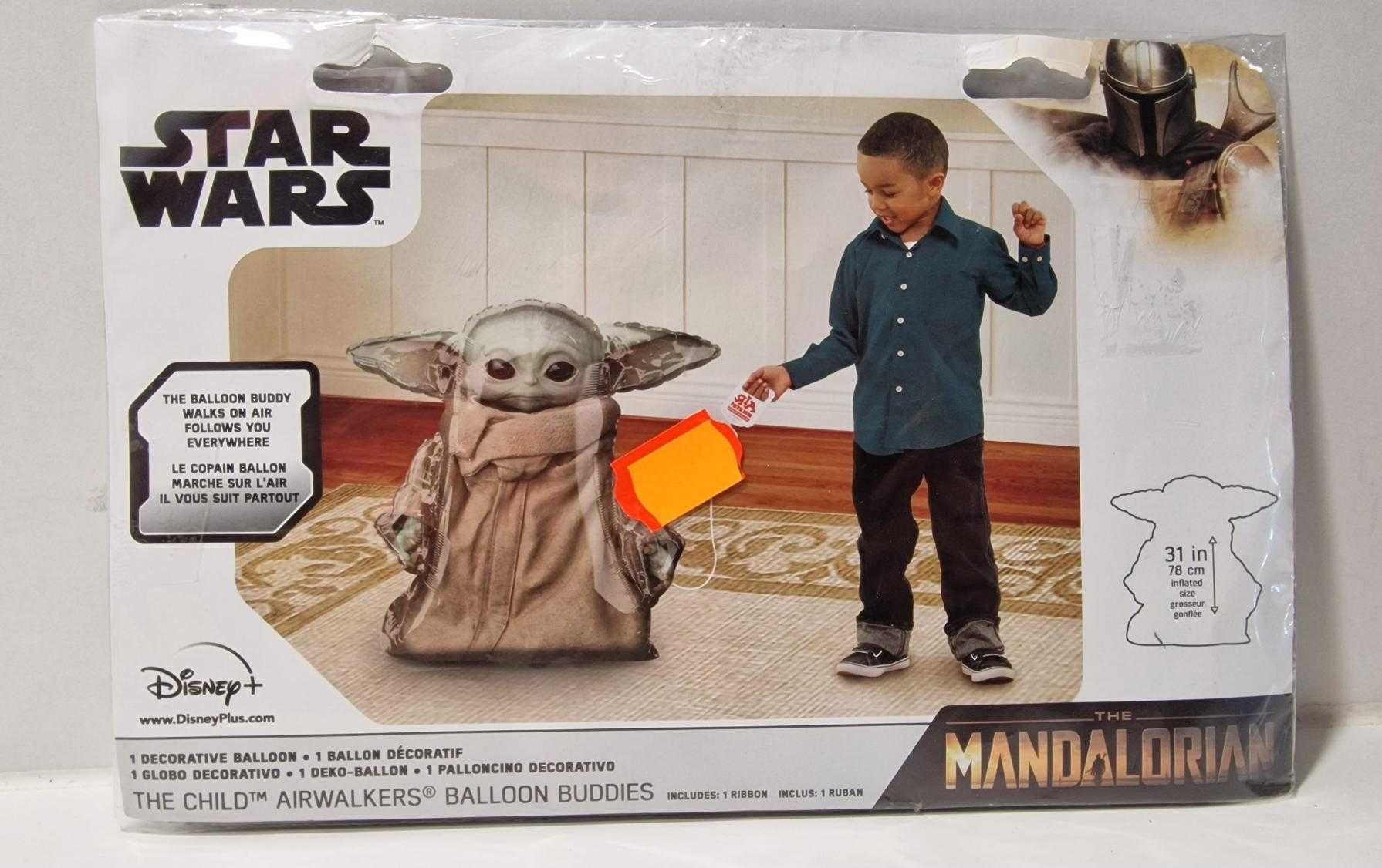 NOWY balon Star Wars Airwalkers Baby Yoda 78cm Komis Madej Czeladź