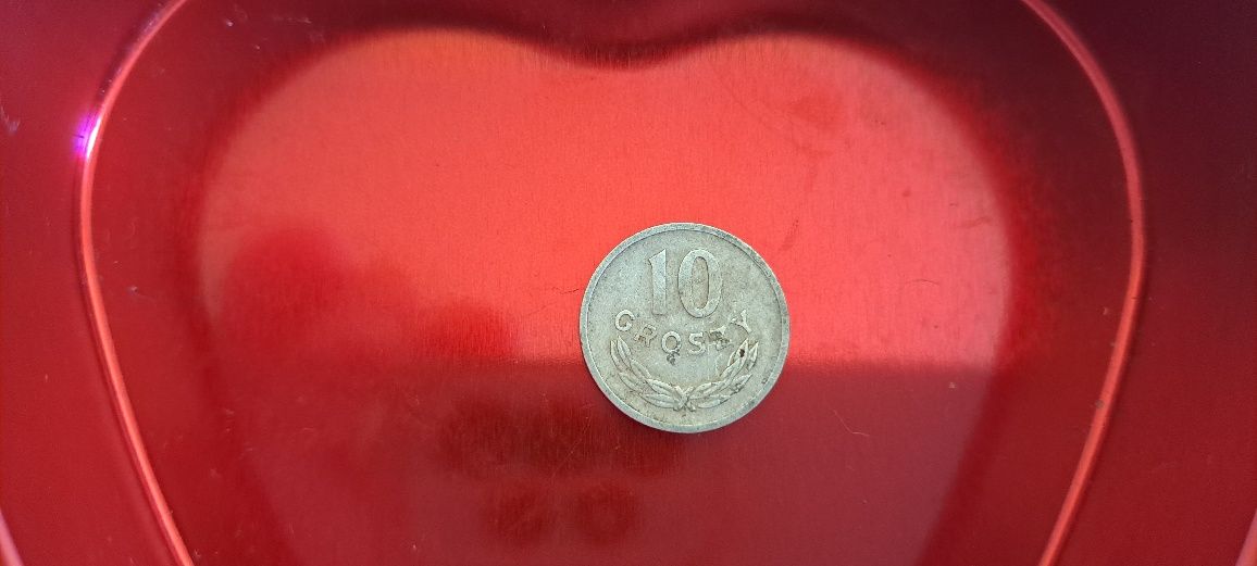 Moneta o nominale 10 groszy z 1949 roku