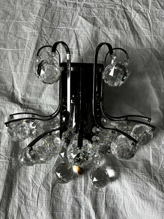 Kinkiet z kryształami