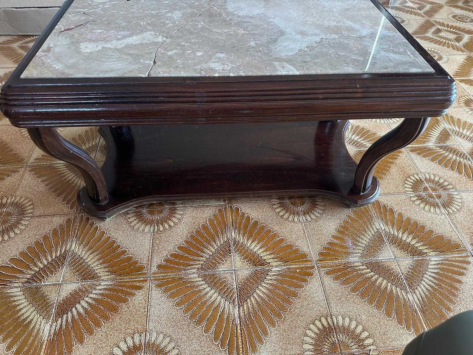 Conjunto mesa de centro e mesa de apoio