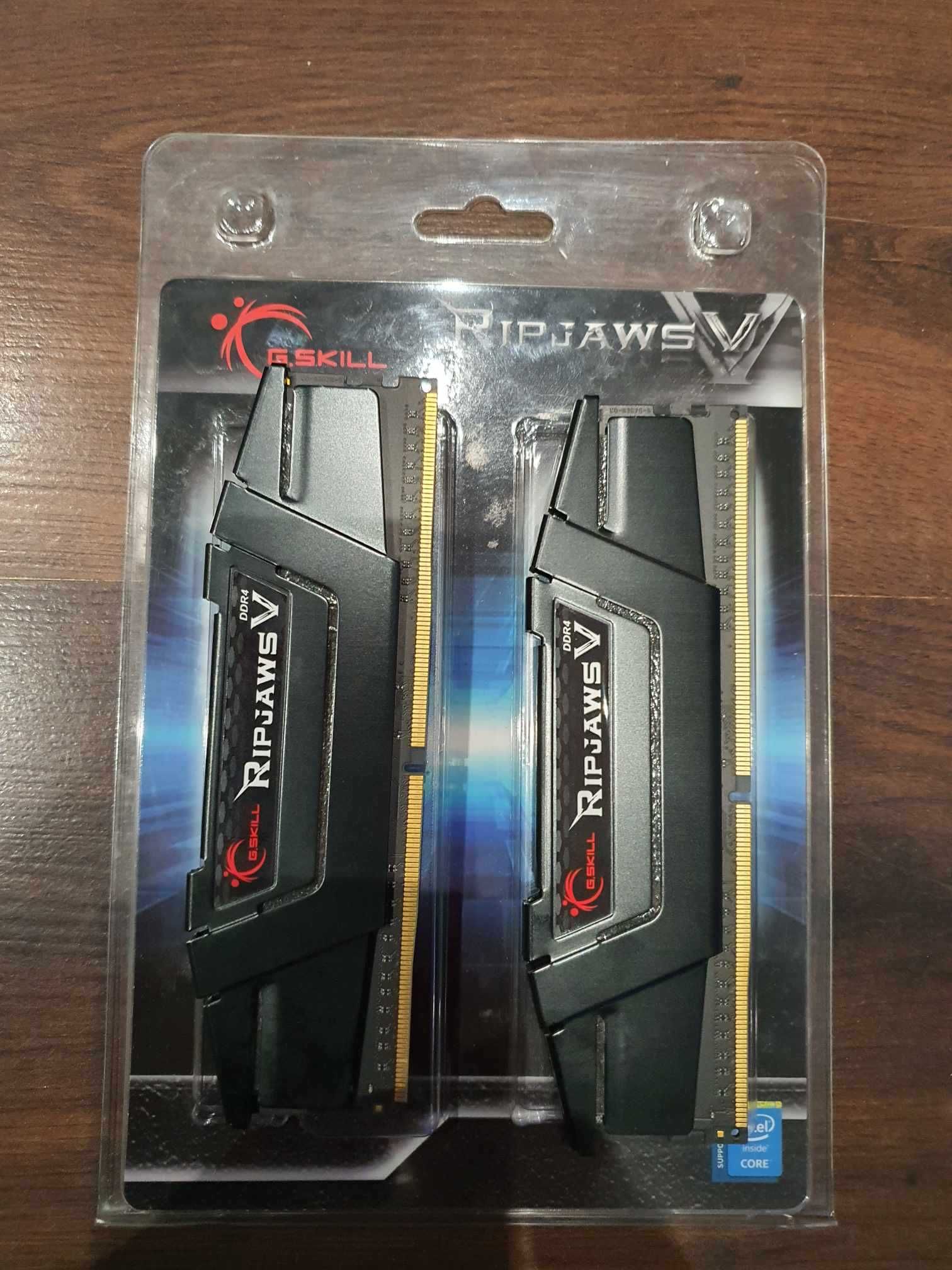 GSkill RipjawsV 16GB(2x8GB) 3200MHz DDR4. Kompletny zestaw. Stan super