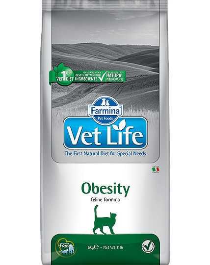 Farmina VET LIFE OBESITY kot nadwaga cukrzyca 1 kg