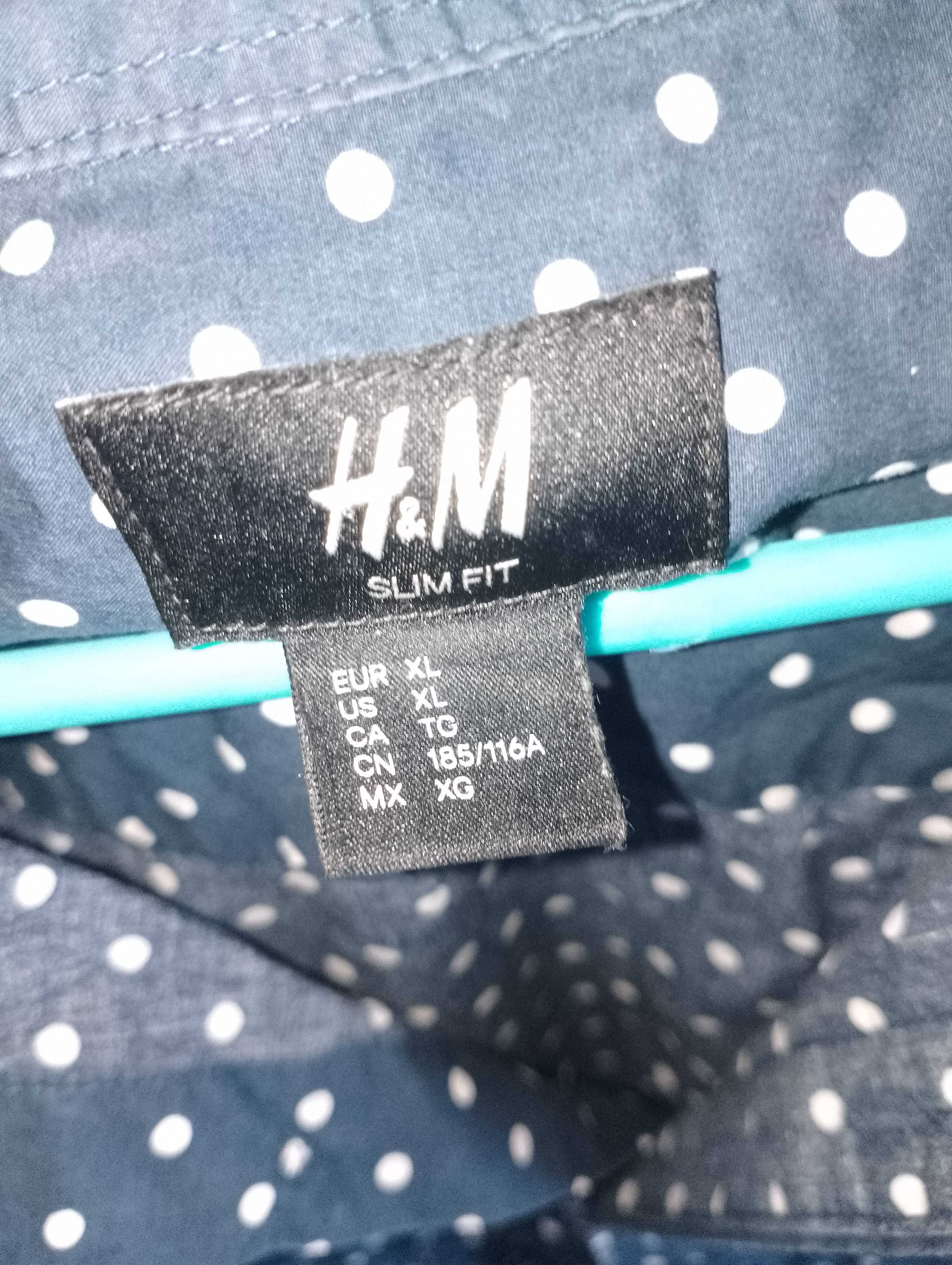 Koszula męska H&M w kropki r. XL
