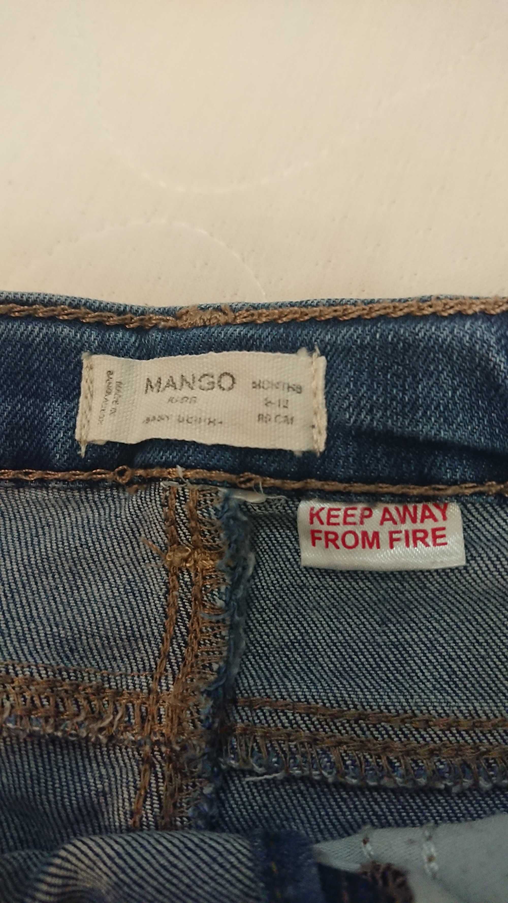 Джинсы Mango 9-12м