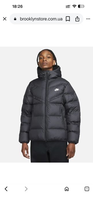 Мужская куртка Nike Storm-Fit Windrunner Primaloft (FB8185-010)