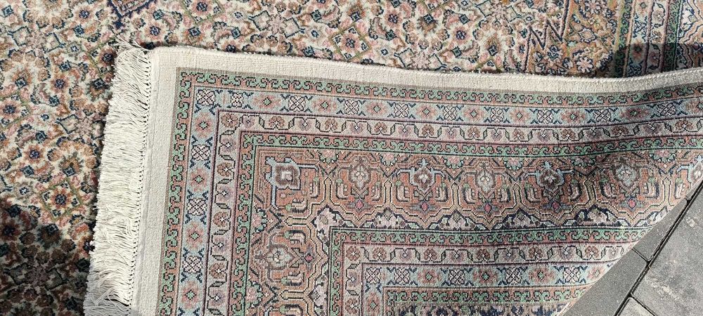 Bidjar dywan wełniany tkany ręcznie 341 x 240 cm wełna piękny perski