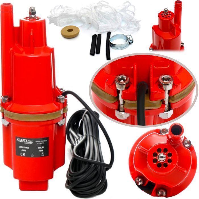 Pompa Ruska Do Wody Brudnej Czystej 450W 450L/H Membrany Nurek