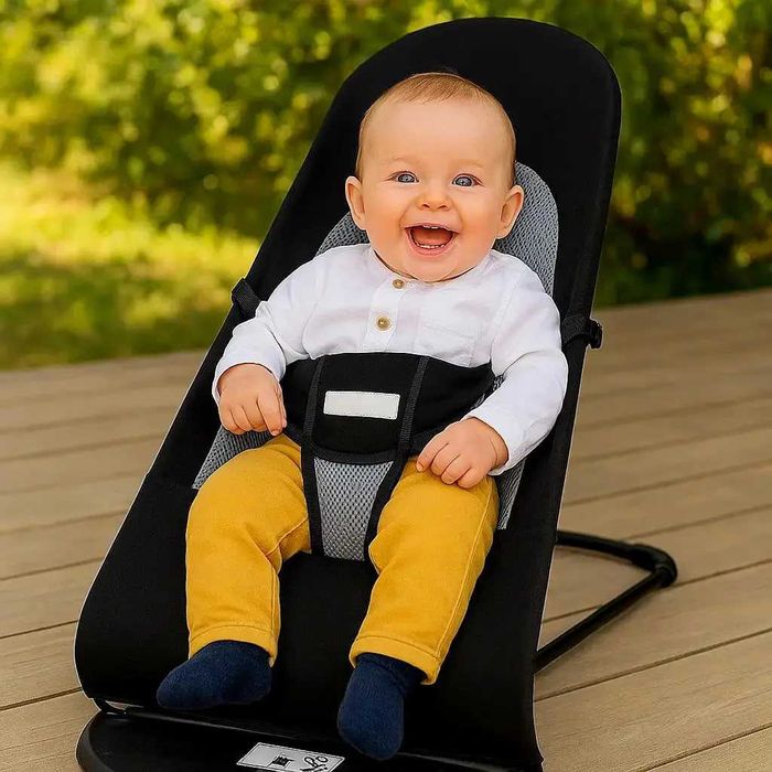 Шезлонг дитячий заколисуючий центр кроватка гойдалка дитяча Качалка