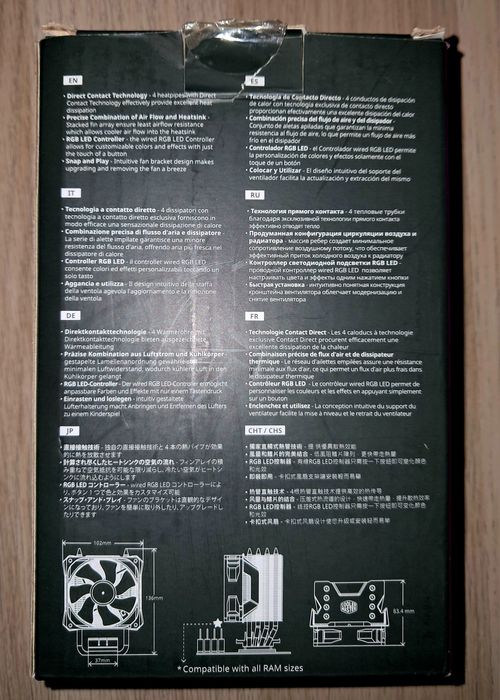 Cooler CPU Cooler Master Hyper H410R RGB