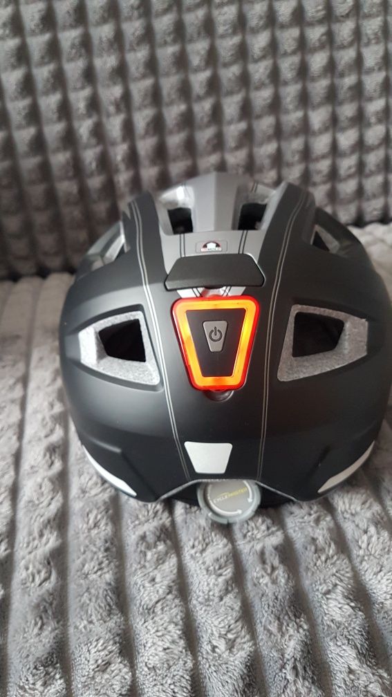Kask rowerowy led