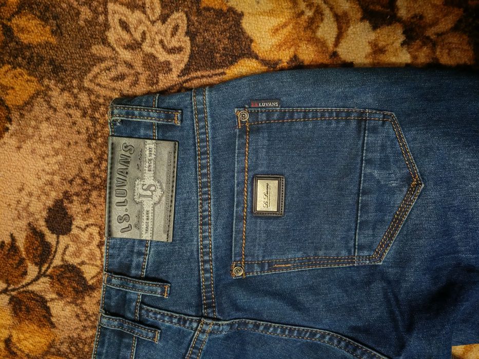Чоловічі джинси LS Luvans, класичний синій колір.