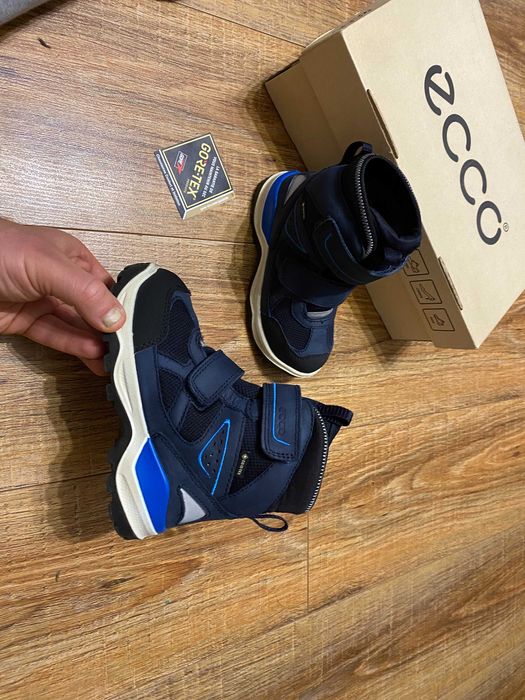 Ecco Gore-Tex ботинки зимние термо сапожки черевики детские ECCO р.27