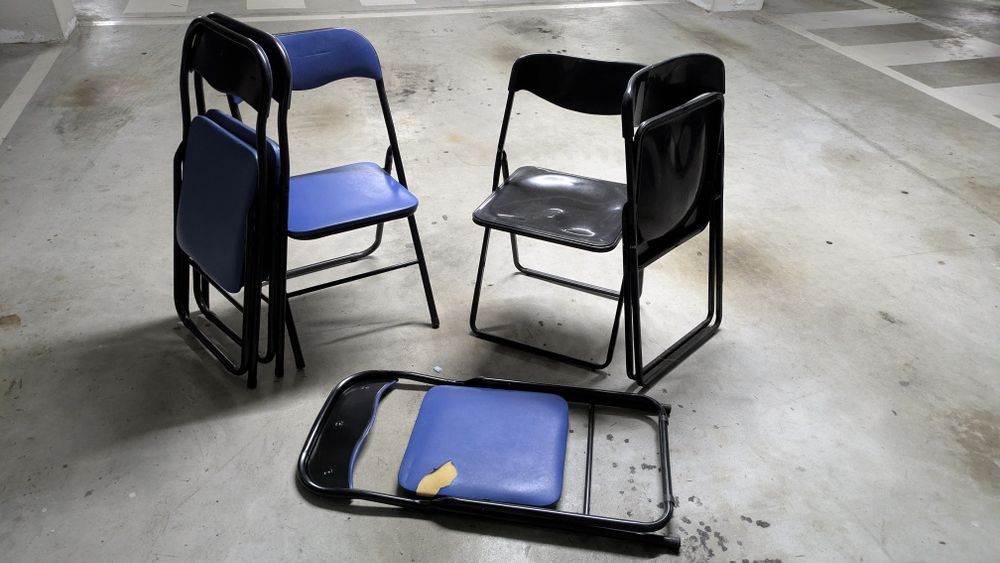 Conjunto 6 Cadeiras Dobráveis - Oportunidade