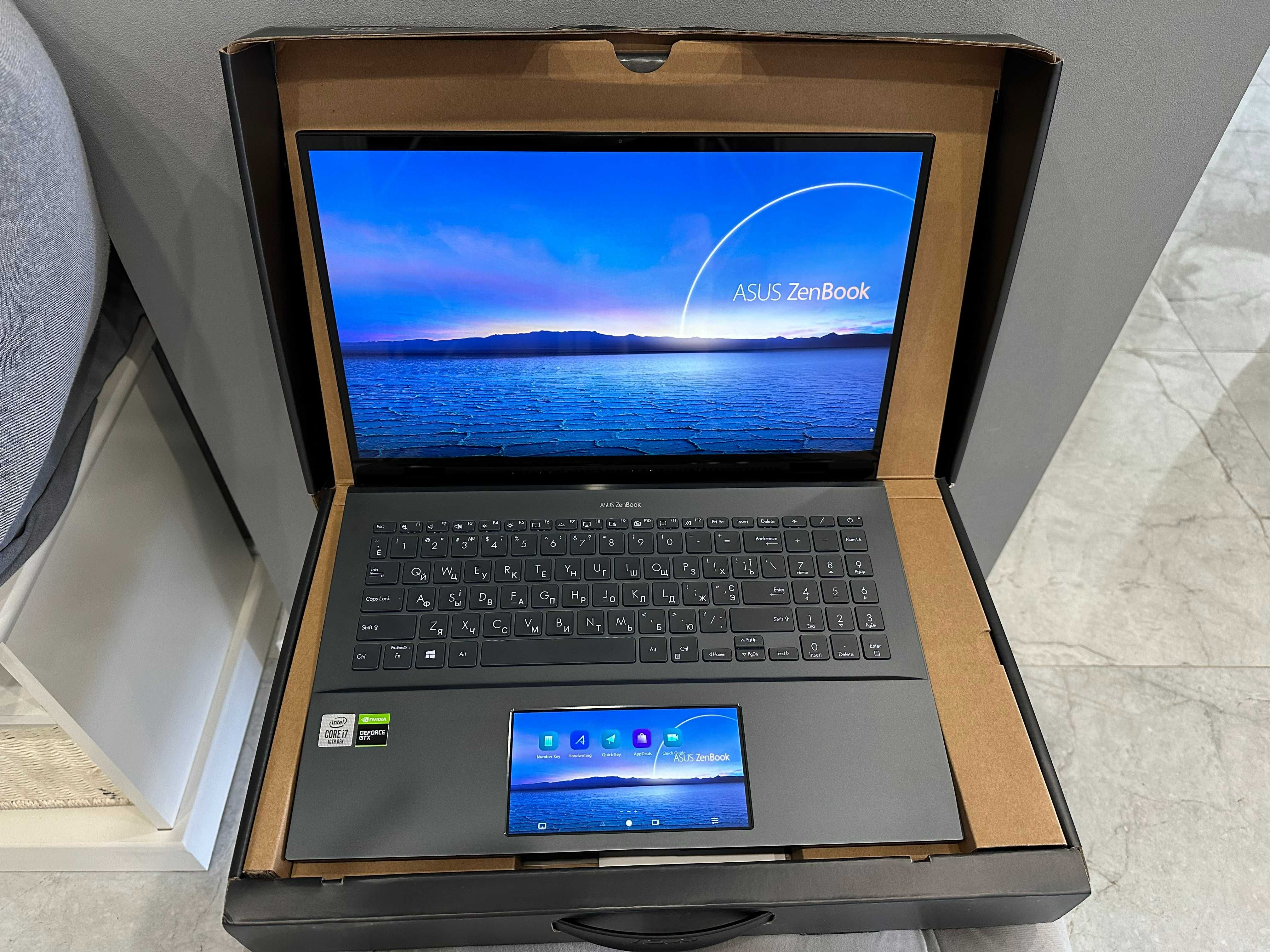 Премиум ноутбук Asus ZenBook UX535LI i7\16GB\GTX 1650Ti\OLED 4K\1 ТБ
