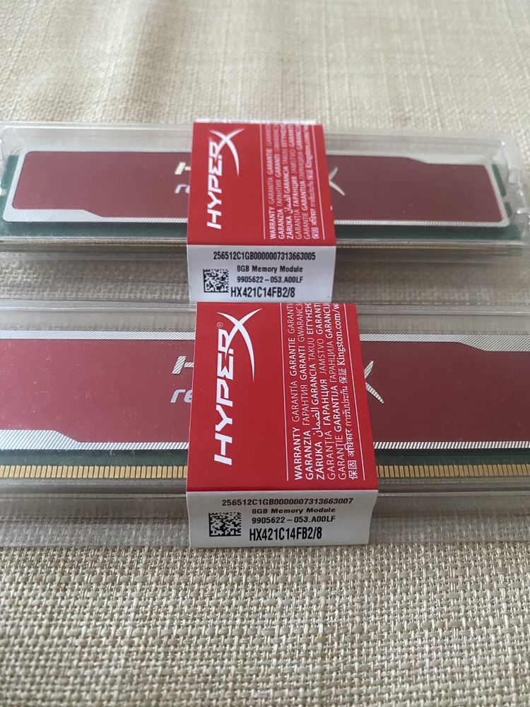 Memória RAM Kingston 2x4GB 8GB DDR3 1600 Mhz