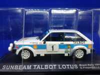 Miniatura 1/43 Sunbeam Talbot Lotus G. Frequelin Rally do Brasil 1981