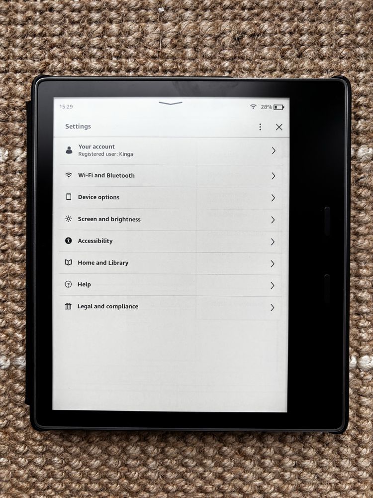 Czytnik ebook Kindle Oasis 10 gen