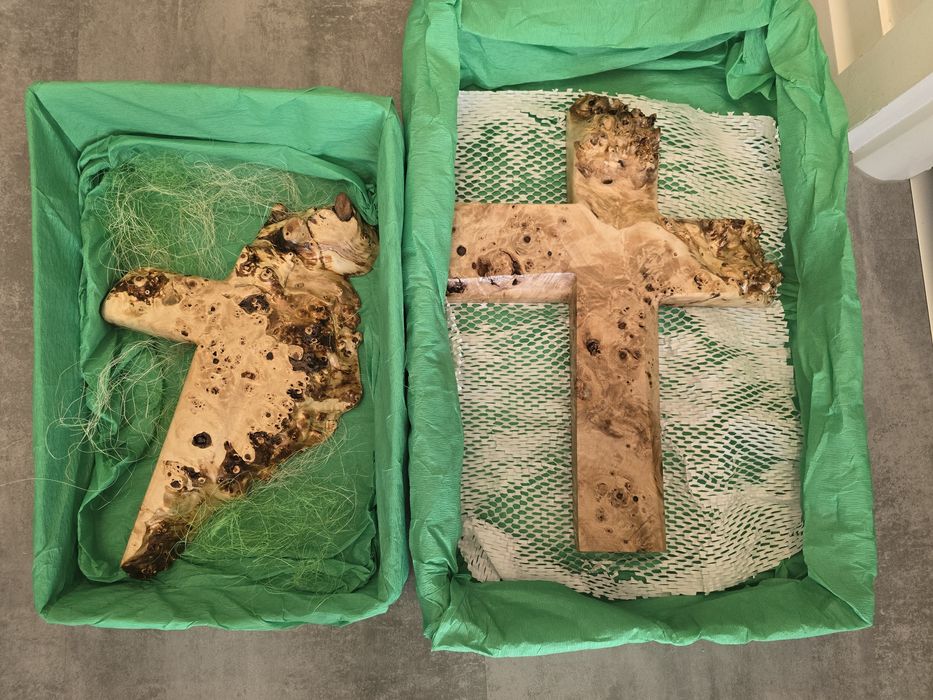 Krzyż drewniany czeczota czeczot