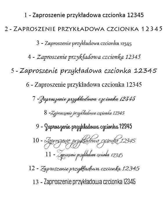 Zaproszenie z kalką na ślub Ślubne Rocznica + koperta i personalizacja