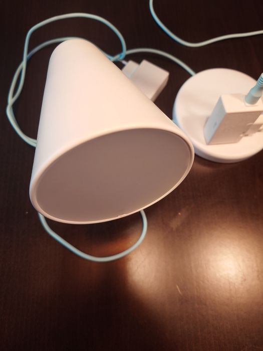 Lampka na biurko + kinkiet biały  Ikea zestaw