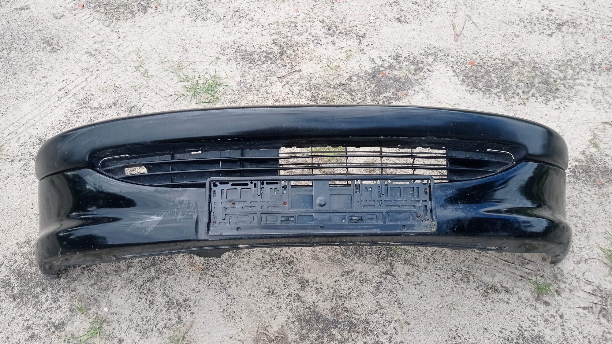Zderzak przedni Peugeot 206 kolor czarny Exyb