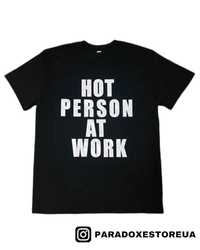 Hot Person At Work Opium T-shirt (opium, y2k, archive, punk)