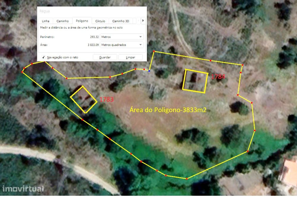 Habitaçao a recuperar Lugar agradável  2 pisos 1940m2 de logradouro