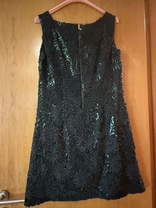 Vestido verde escuro da Ferrache