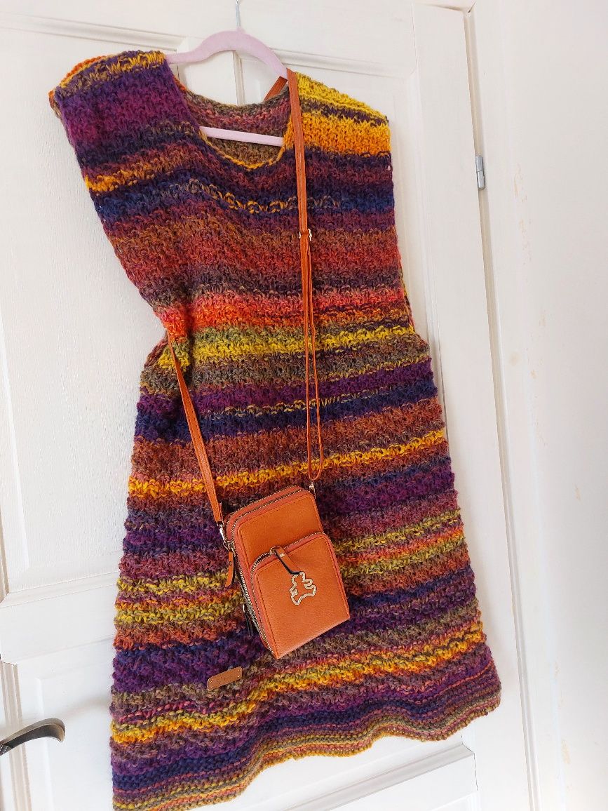 Tunika hand made wełna 53 %