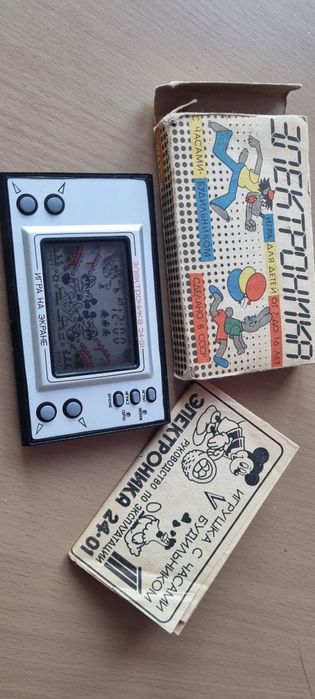 Gra Elektroniczna Firmy Elektronika Zsrr Prl Myszka Mik łapiąca jajka