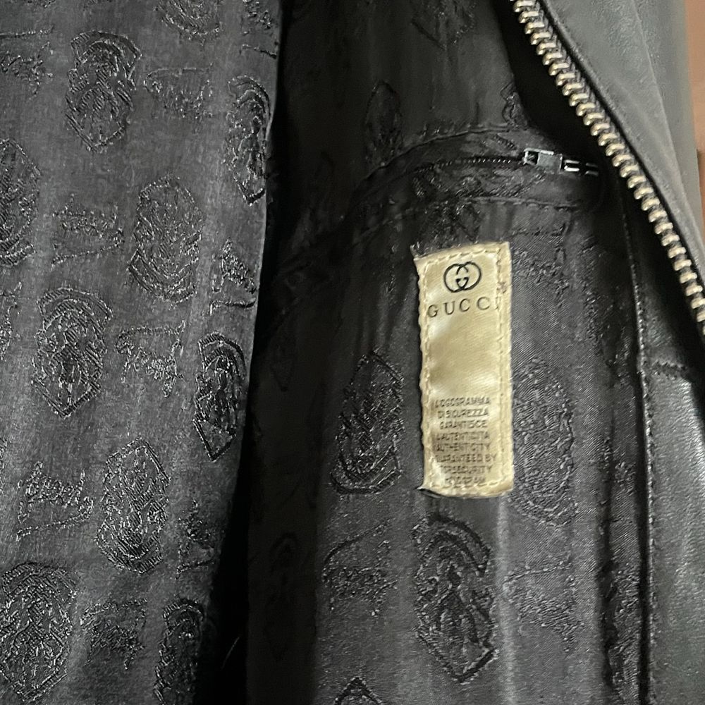 Бомбер Gucci кожаная куртка винтаж