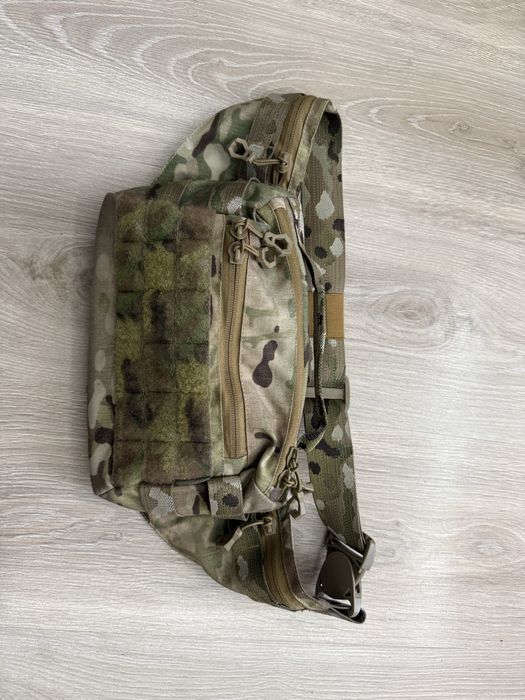 Сумка тактична поясна. Utactic force waist bag.Мультикам