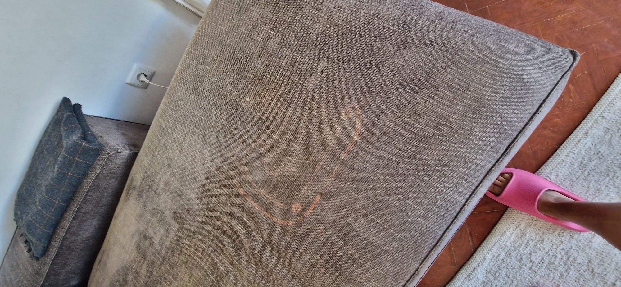 Capa para sofá kivik 3 lugares com chaise longue