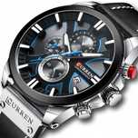 Zegarek Męski Curren Elegancki Chronograf Datownik