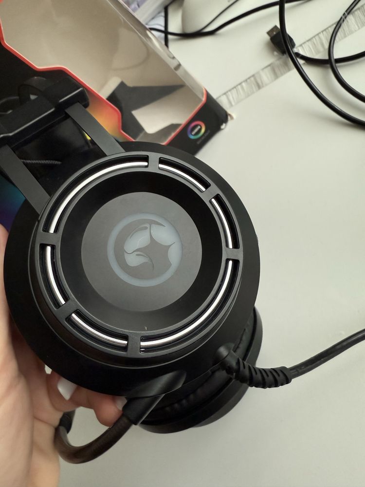 Навушники Marvo HG9062 Multi-LED 7.1 Black