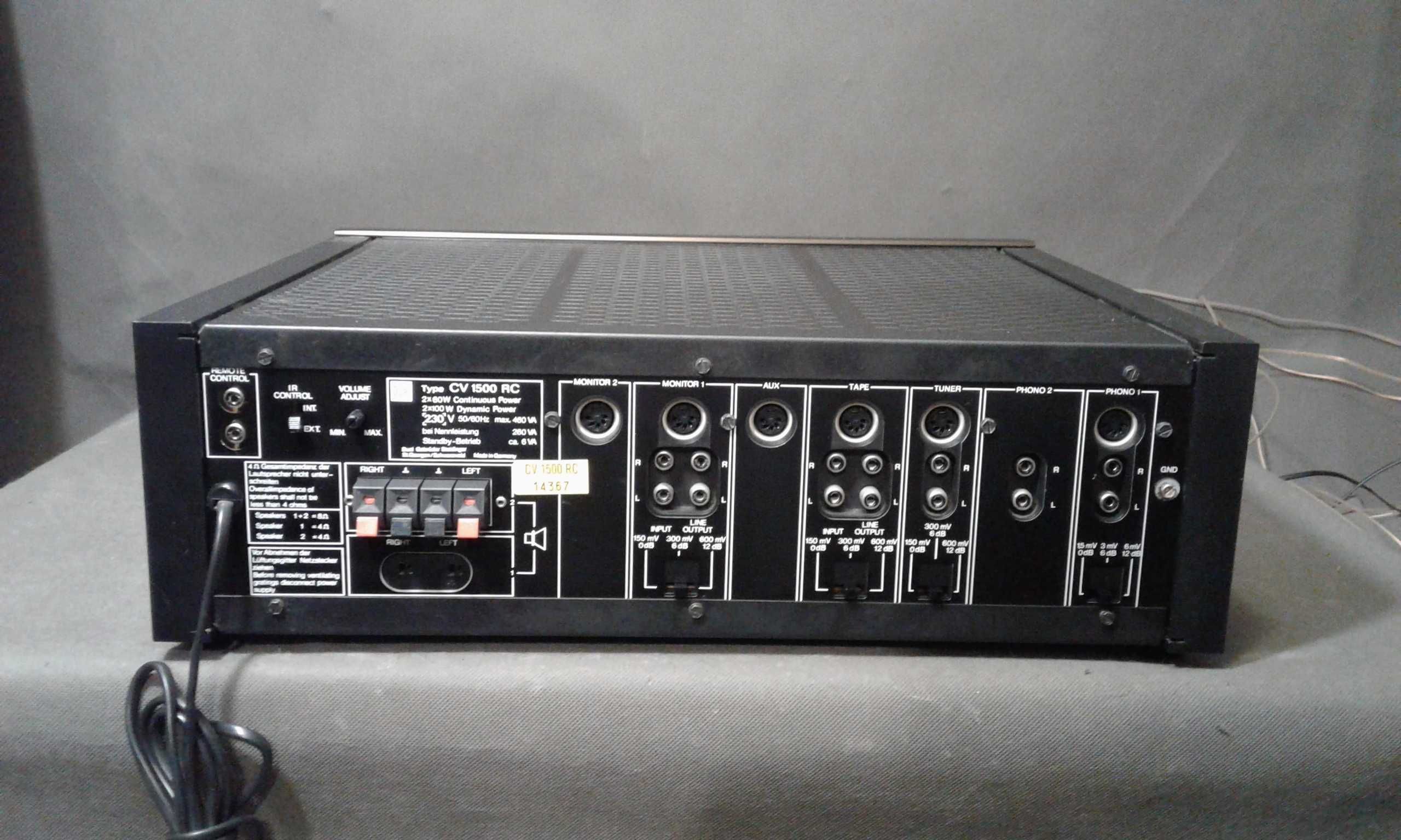 DUAL CV-1500RC,wzmacniacz stereo vintage