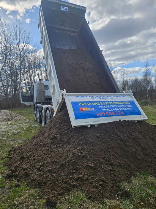 Ziemia przesiewana pod trawnik z transportem