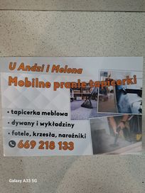 Mobilne pranie tapicerki