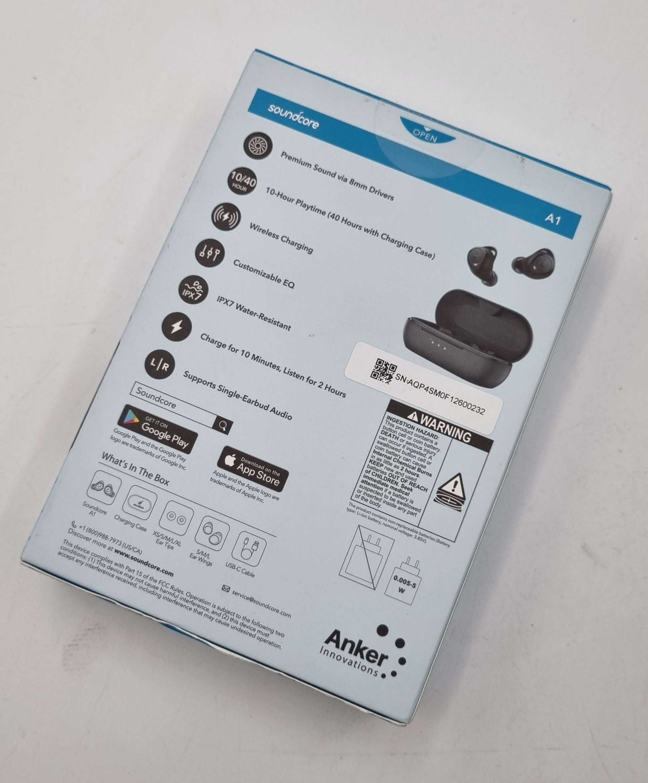 Słuchawki bezprzewodowe douszne Soundcore Customizable Sound A1