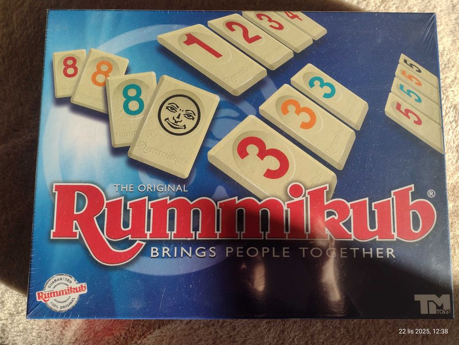 Gra Rummikub - NOWA, folia,oryginalnie zapakowana