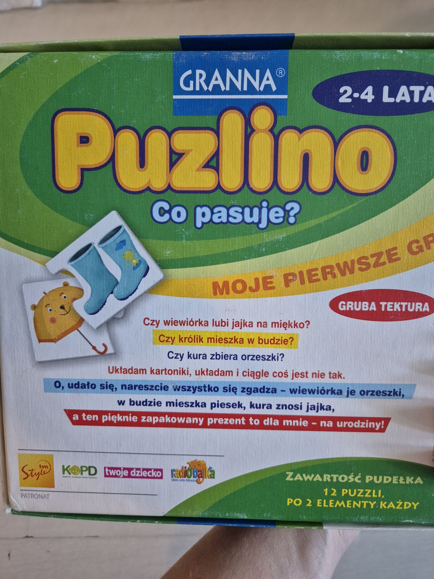 Puzzle co pasuje? GRANNA