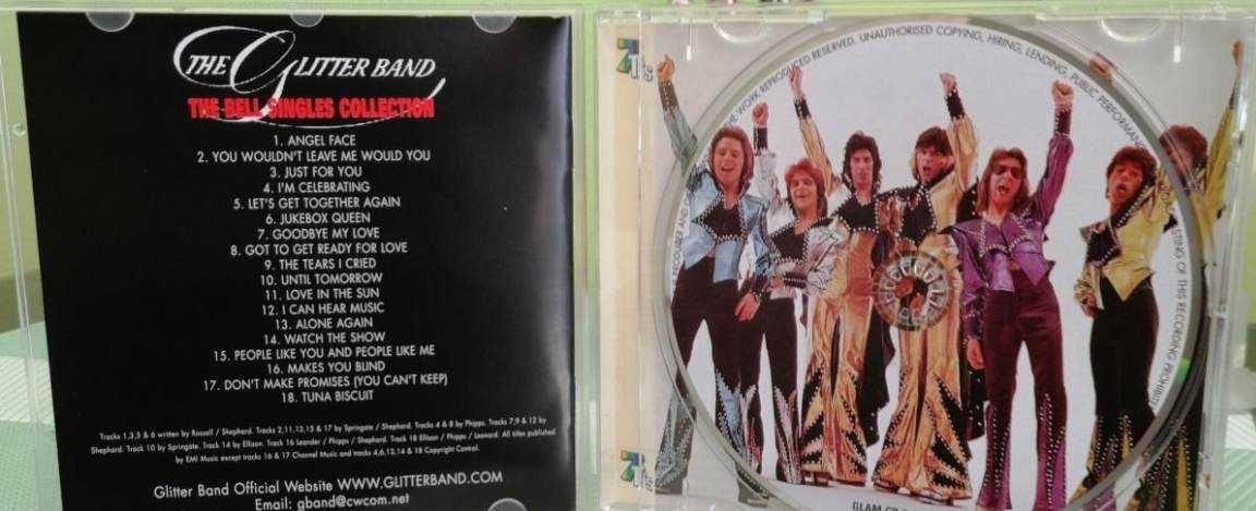 CD THE GLITTER BAND-The Bell Singles Collection. Glam Rock.