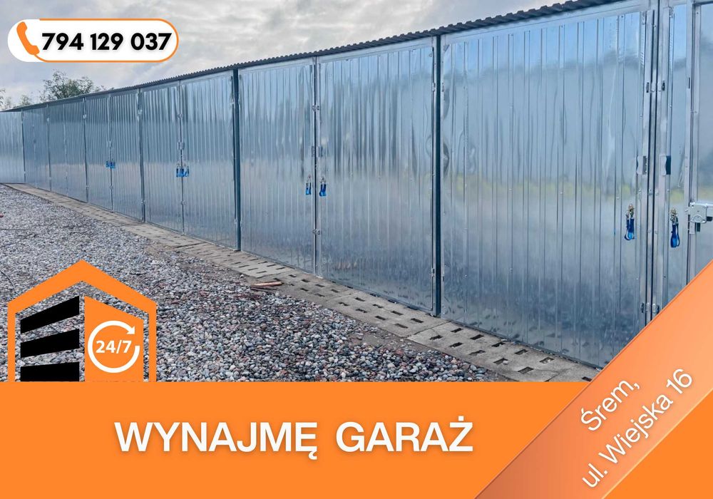 Garaż, magazyn samoobsługowy, komórka lokatorska, kontener dowóz, Śrem