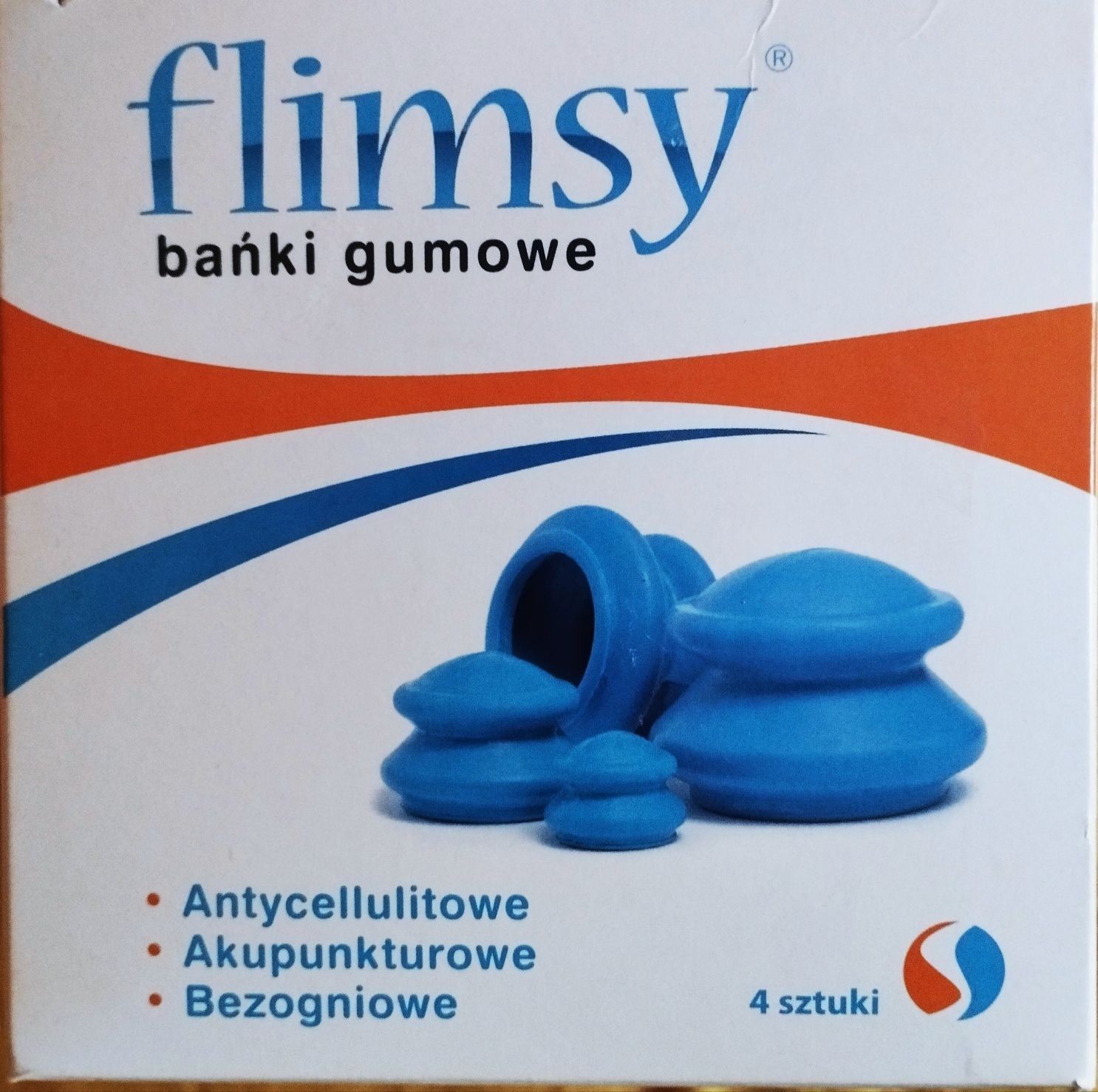 Flimsy bańki antycellulitowe akupunkturowe 4 szt, jak nowe