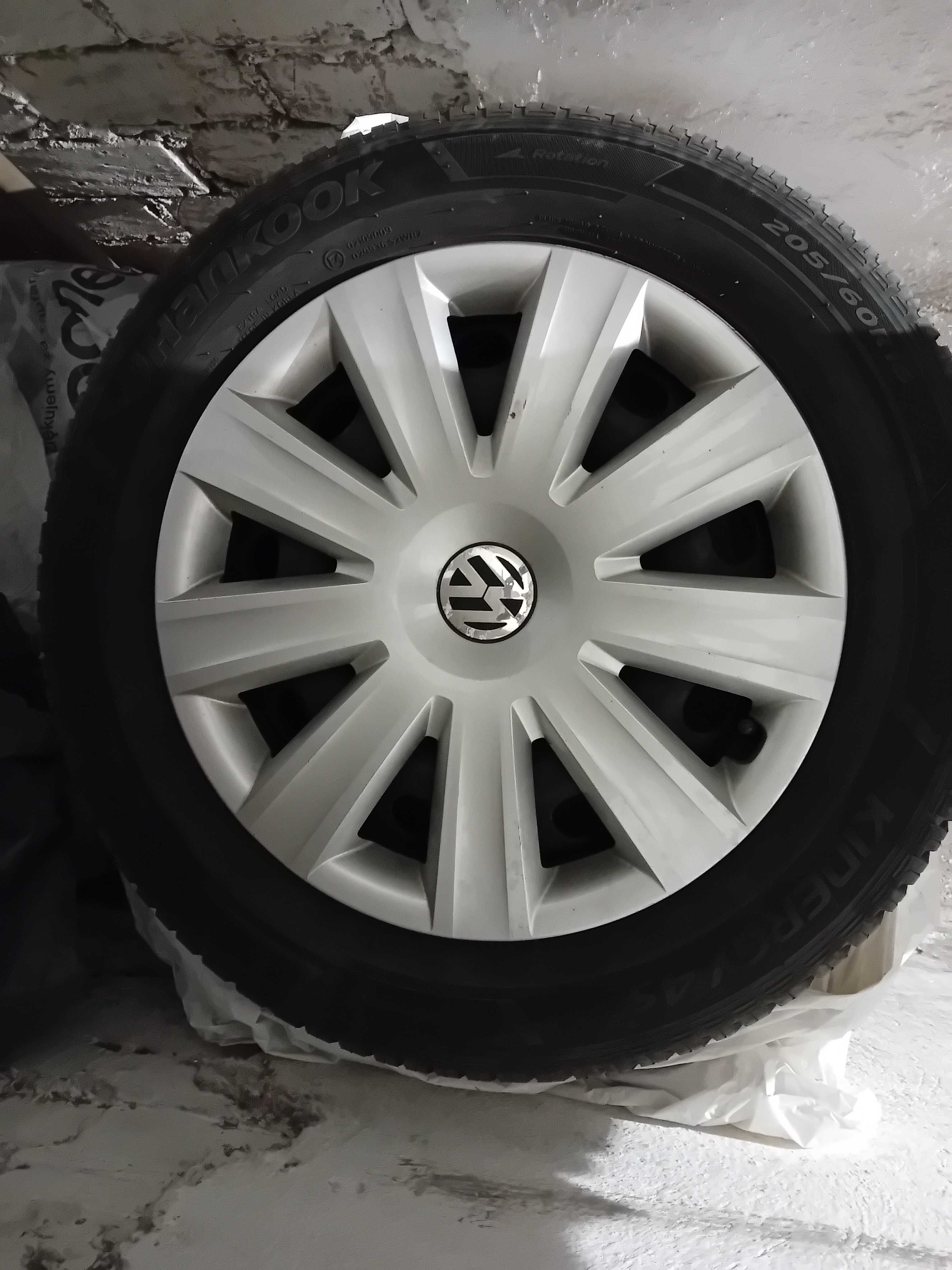 205/60 r16 opony całoroczne hankook koła vw sharan felgi stalowe