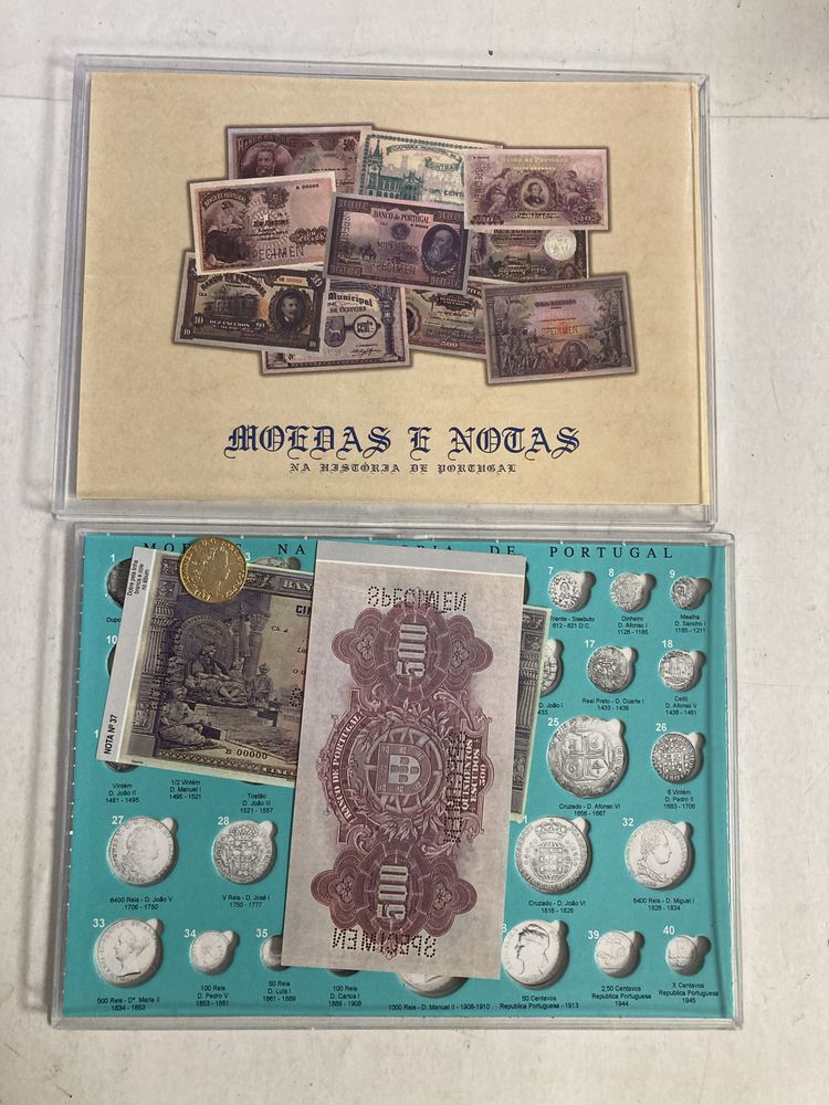 1ª Entrega Notas e Moedas na História Portuguesa